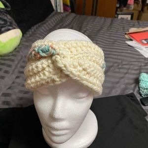 Super cute hand crocheted ear warmer